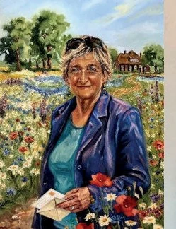 Geschilderd portret van Ben Buitelaar